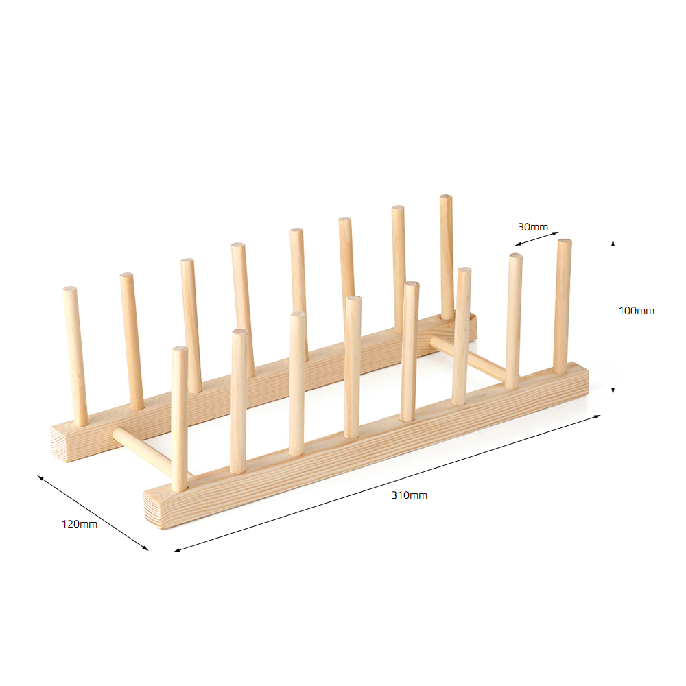 Wooden Desktop Document Organizer (Large 310mm Length)