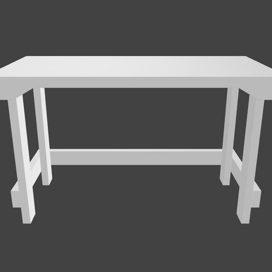 2ft x 4ft Desk (3D Render)